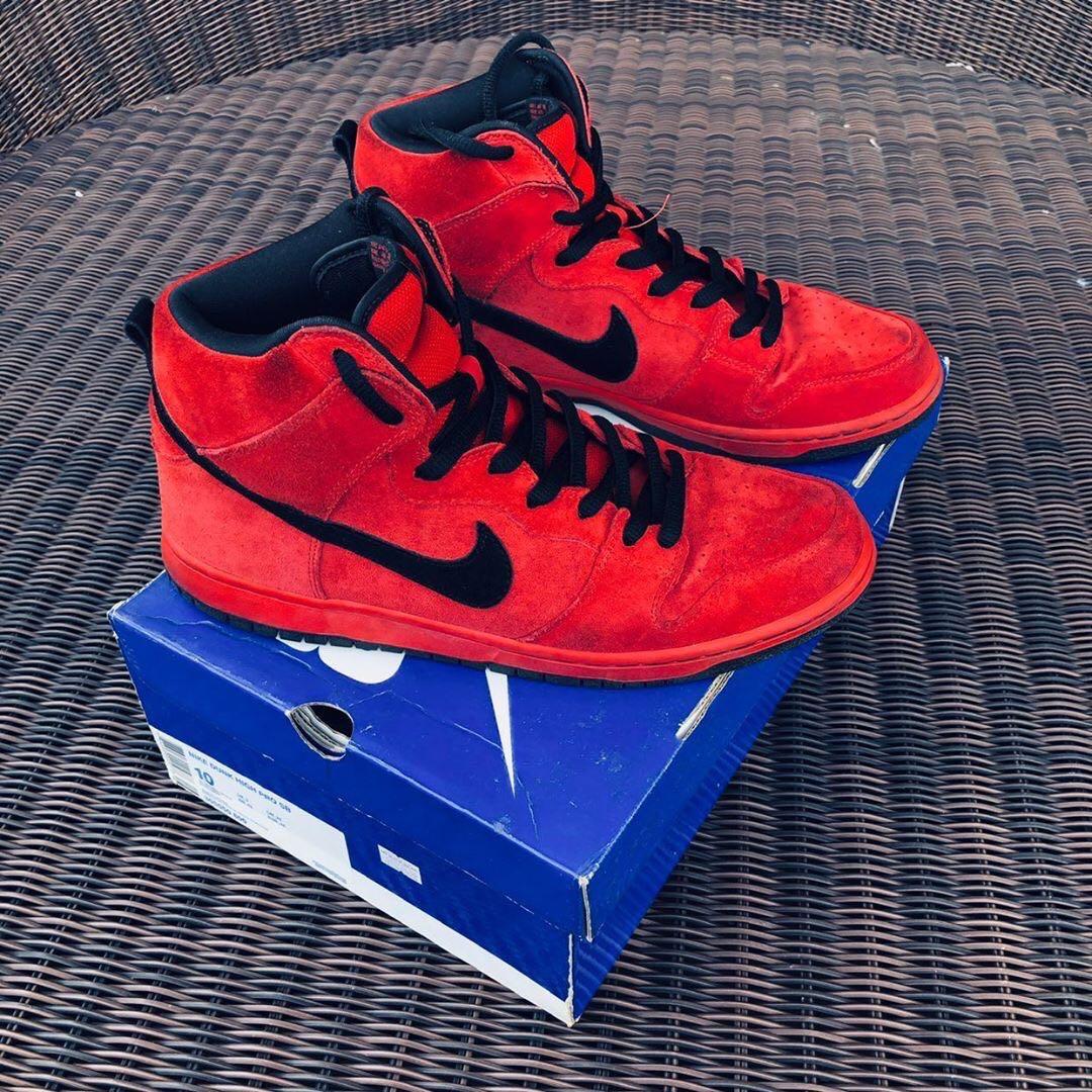 Nike SB dunk high red devil, Men's 