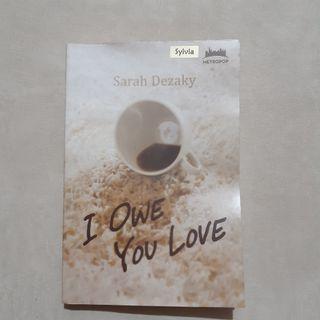 Novel Metropop I Owe You Love by Sarah Dezaky