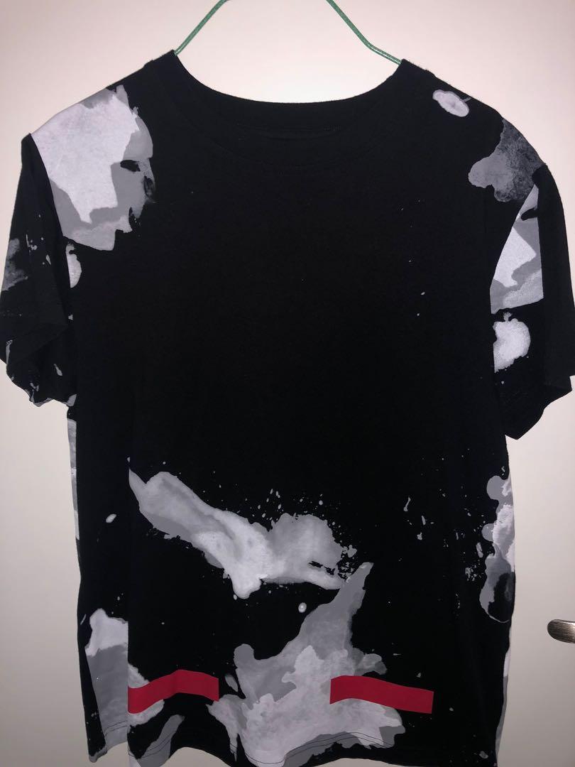Off white liquid spots tee outlet