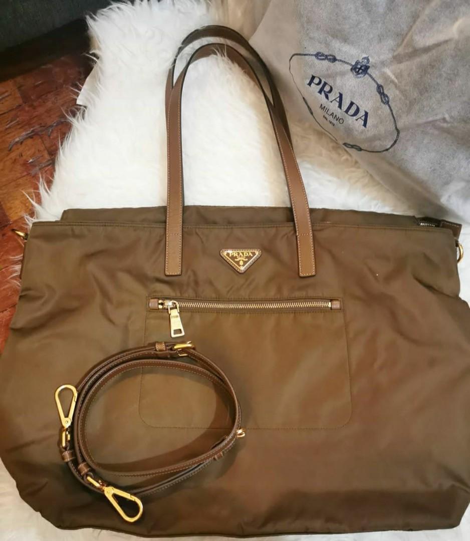 olive green prada bag