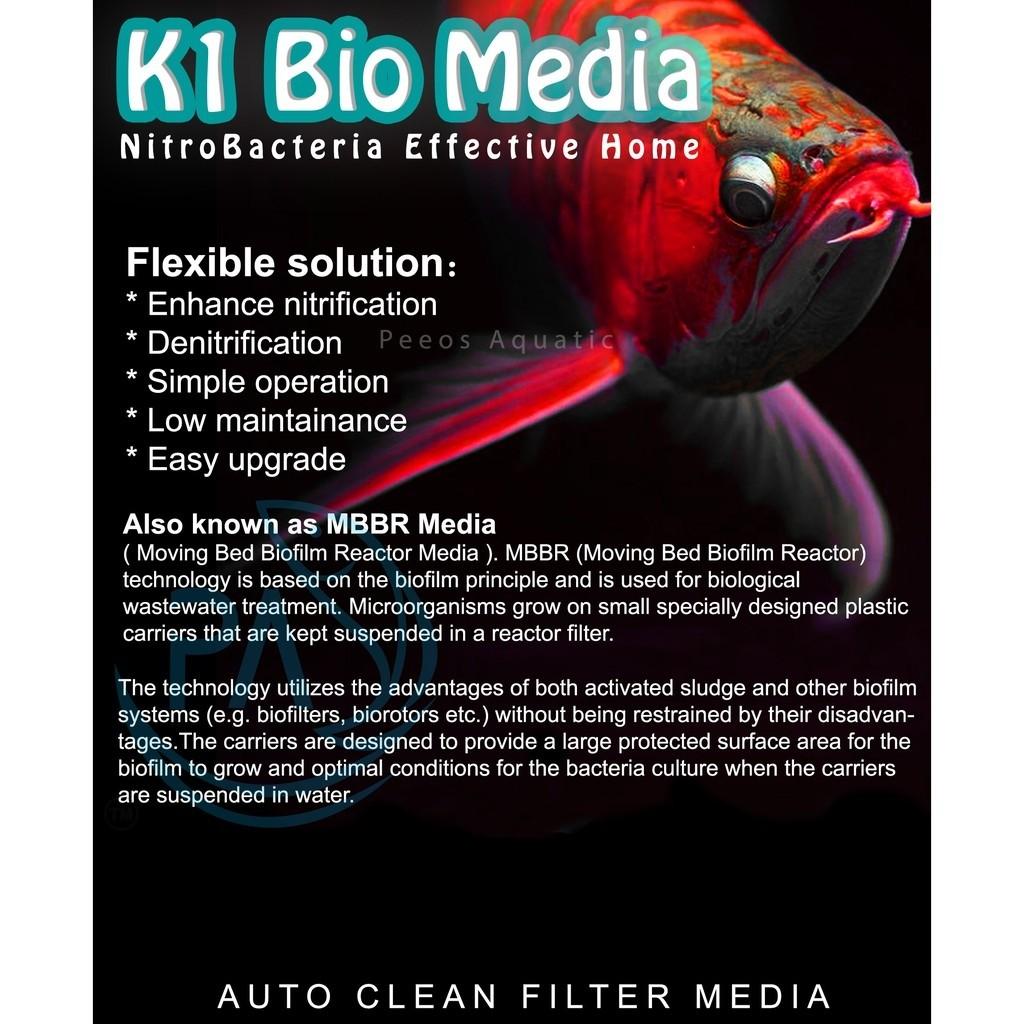 Pa K1 Media Aquaculture Bio Ring For Arowana Koi Prawn Goldfish Discus Ikan Udang Farm Kolam Aquarium Pet Supplies Pet Accessories On Carousell