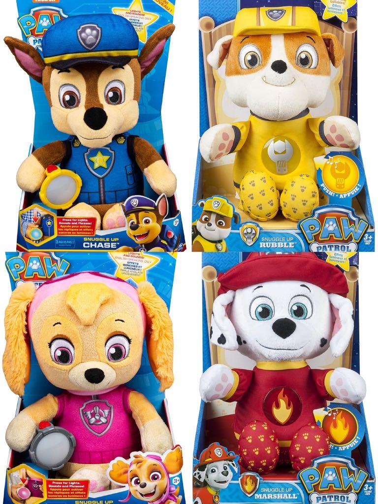 skye paw patrol snuggle up pup