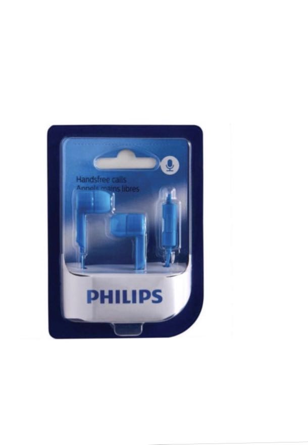 Philips in Ear Headphones with Mic, Earplug, Microphone, Handsfree, Headset, Headphone