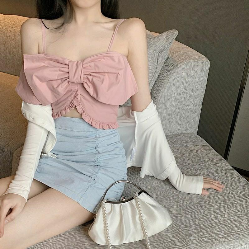 pink cute tops
