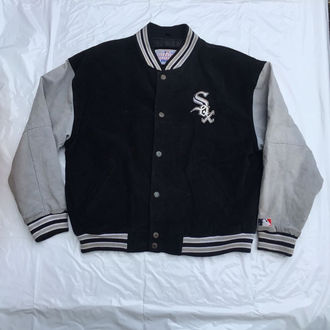 Vintage white sox jacket outlet