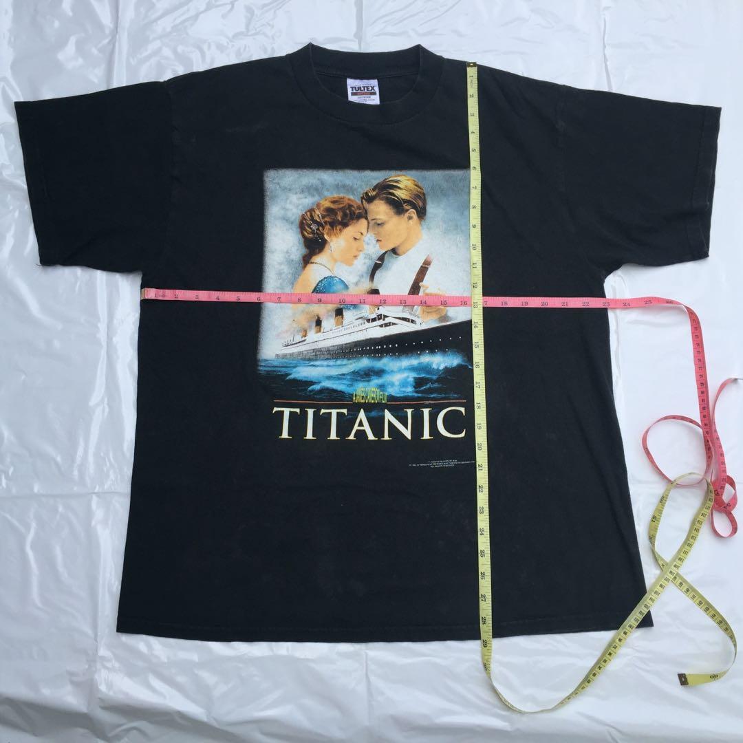 PO 1998 VINTAGE TITANIC Movie XL Black T Shirt Unisex, Men's Fashion, Tops  & Sets, Formal Shirts on Carousell