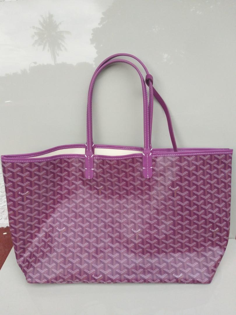purple goyard bag