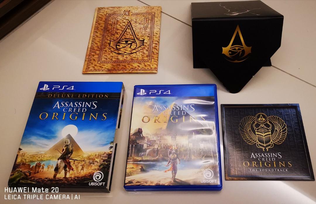 Ps4 Assassin S Creed Origins Deluxe Edition Toys Games Video Gaming Video Games On Carousell