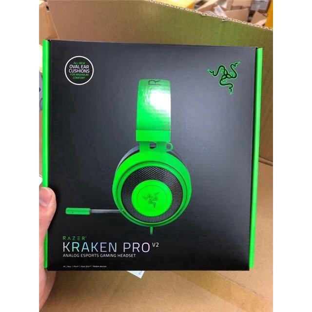 Razer Kraken Pro V2 Wired Gaming Head Set Video Gaming Gaming Accessories On Carousell