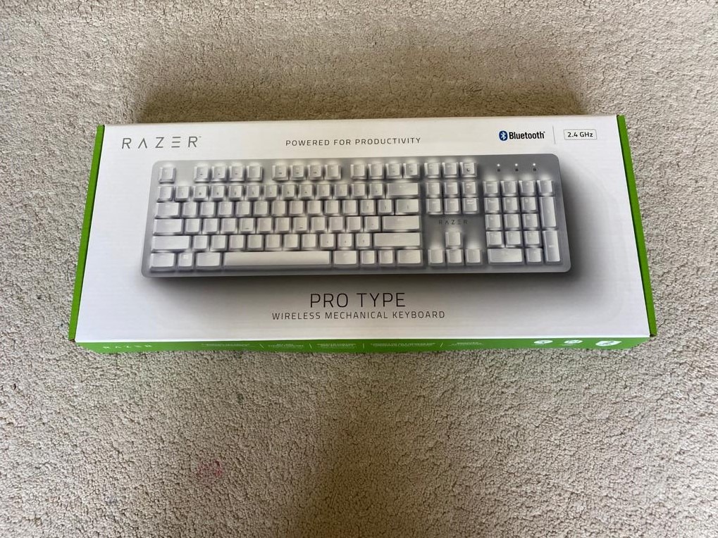 RAZER PRO TYPE BLUETOOTH / WIRELESS Gaming / Home Productivity Keyboard ...