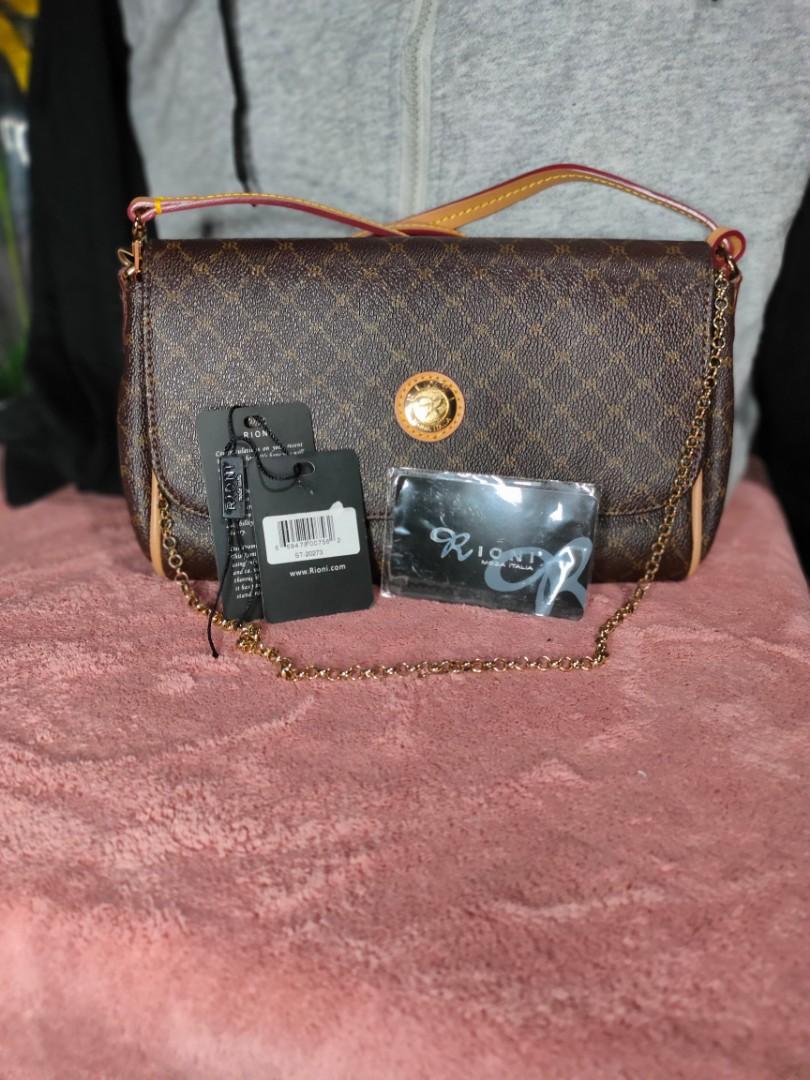 Rioni Signature Brown Elle Evening Bag Luxury Bags And Wallets On Carousell