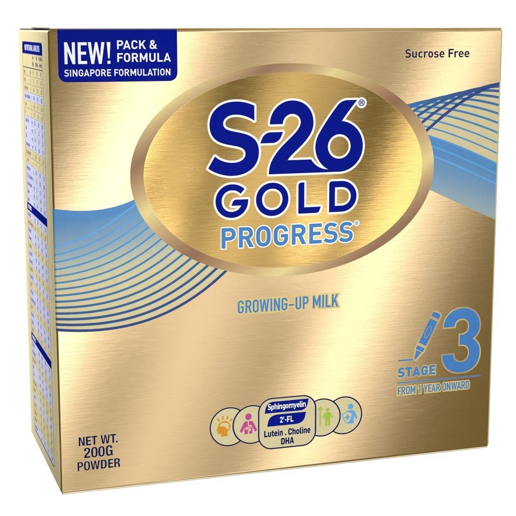 S26 Gold Stage 3 Milk Powder Sample 200g x 2 Babies Kids