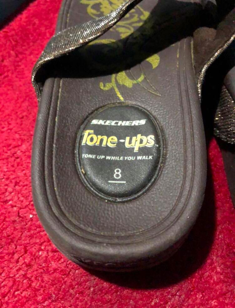 Skechers tone ups sandals store