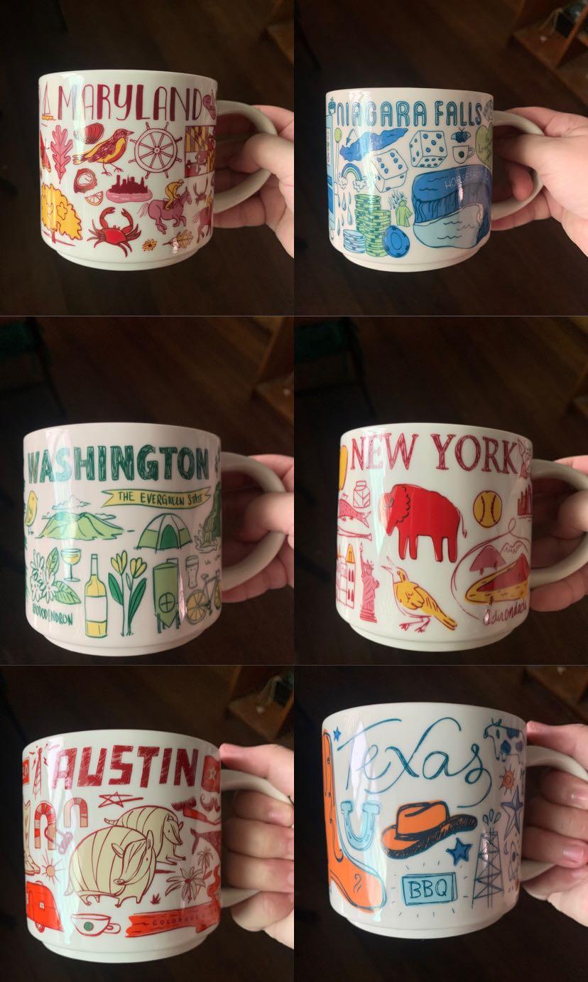 Starbucks Been There Series Mugs Antiques Vintage Collectibles On Carousell