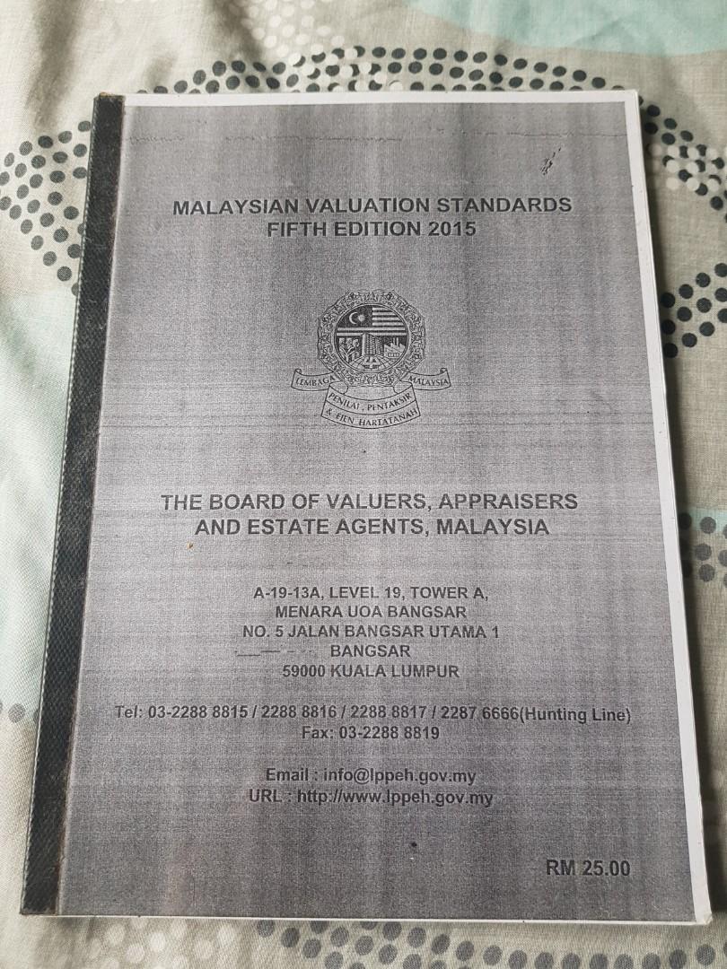 The Board Of Valuers Appraisers And Estate Agents Malaysia Books Stationery Books On Carousell