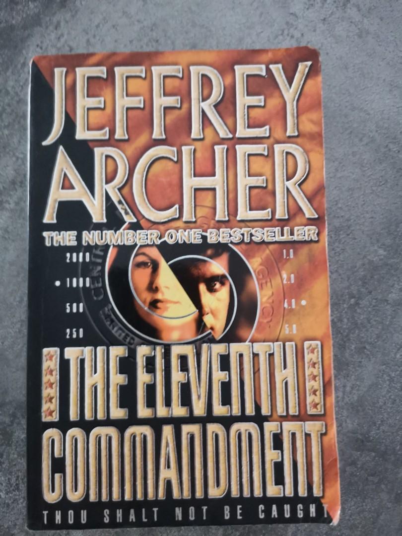 The Eleventh Commandment By Jeffrey Archer Books Stationery Books On Carousell