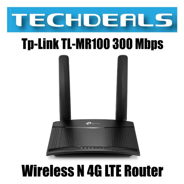 Tp Link Tl Mr100 300 Mbps Wireless N 4g Lte Router Electronics Computer Parts Accessories On Carousell
