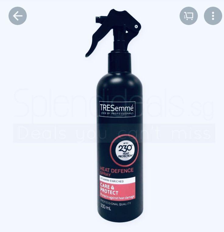 Tresemme Heat Protectant Spray 300ml Health Beauty Hair Care On Carousell
