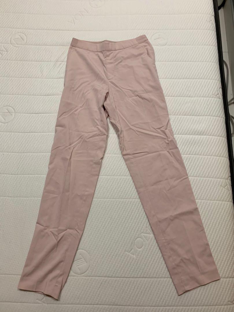 Pink chino pants women's clearance
