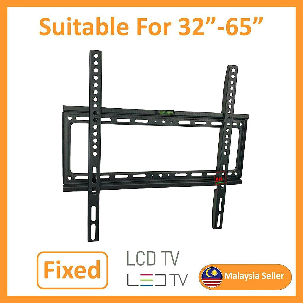 Universal Max 50kg Tv Wall Mount Bracket Fixed Flat Panel Tv Frame Fit For 26 65 Inch Lcd Led Monitor Flat Panel Electronics Tvs Entertainment Systems On Carousell