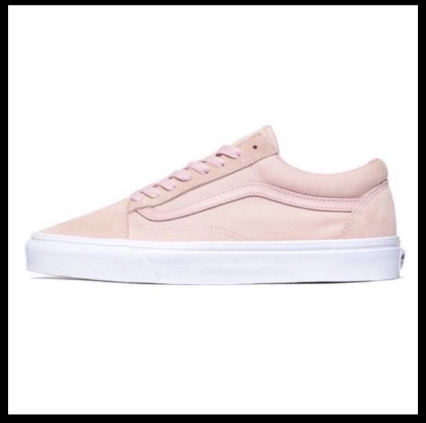 vans pink and white suede, Men's 