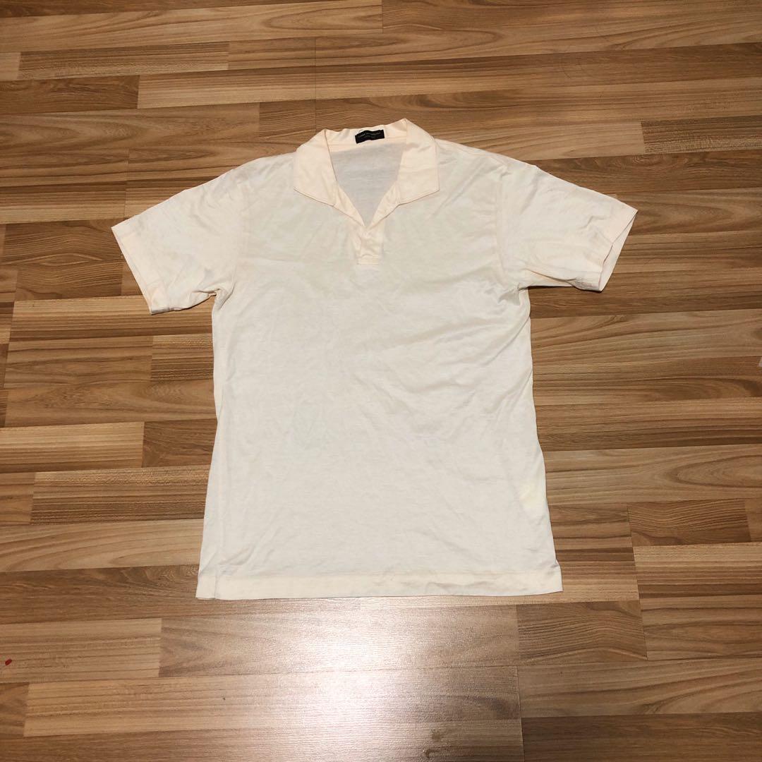 cream comme des garcon shirt