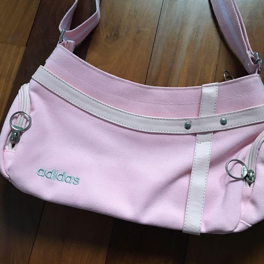 Vintage Y2K Adidas Baby Pink Shoulder Bag, Women's Fashion, Bags  Wallets, Shoulder  Bags on Carousell