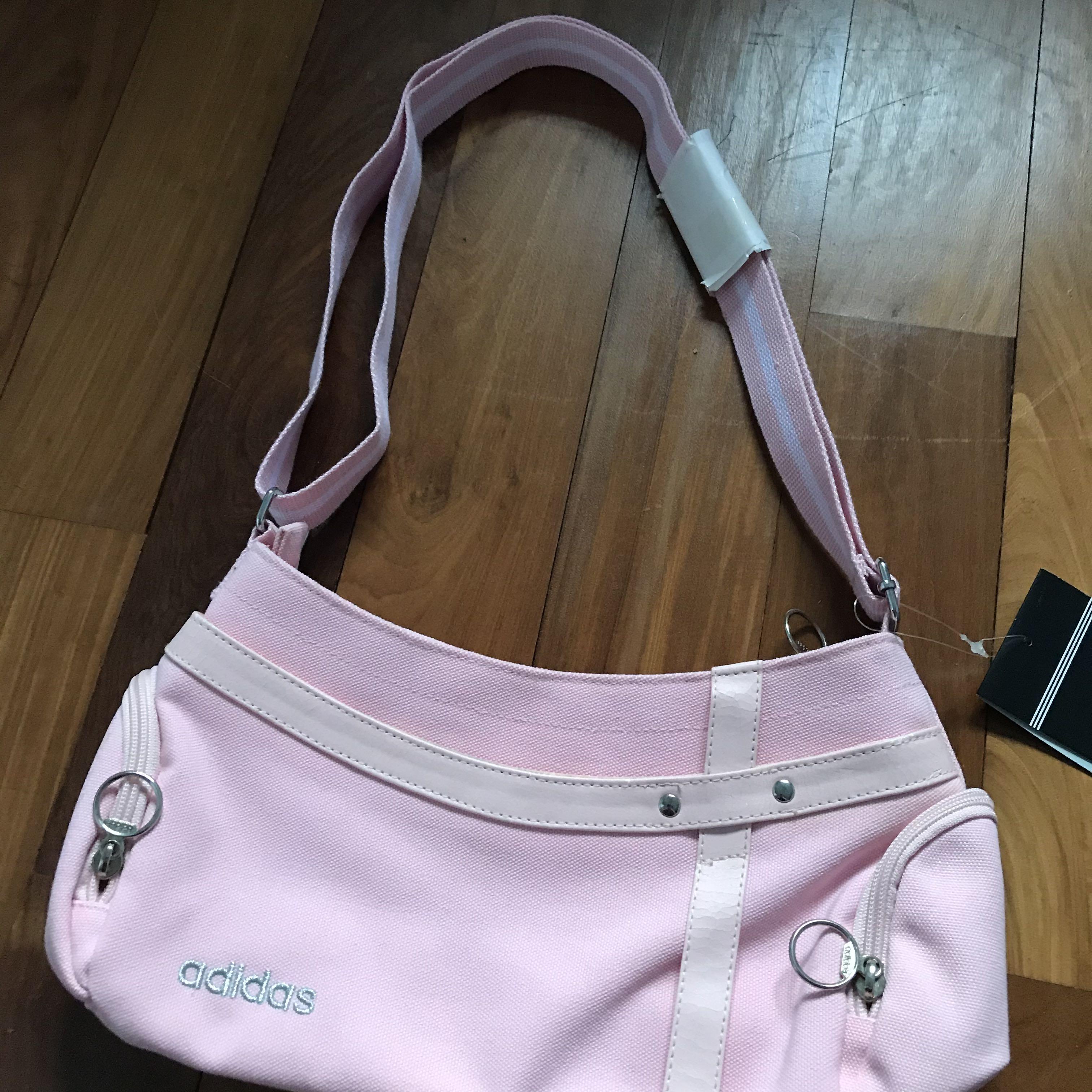 Vintage Y2K Adidas Baby Pink Shoulder Bag, Women's Fashion, Bags  Wallets, Shoulder  Bags on Carousell