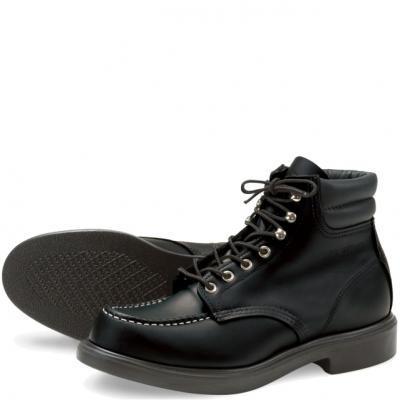 Work Boot Red Wing Lifestyle 6Inch Classic Moc Toe Black SuperSole