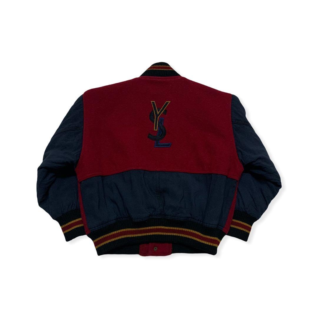 YSL Yves Saint Laurent Varsity Jacket Babies Kids Babies Kids Fashion on Carousell