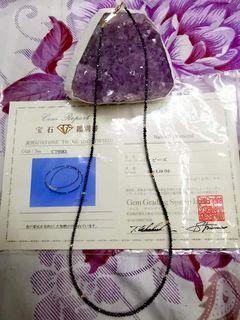 13ct diamond necklace with certificate