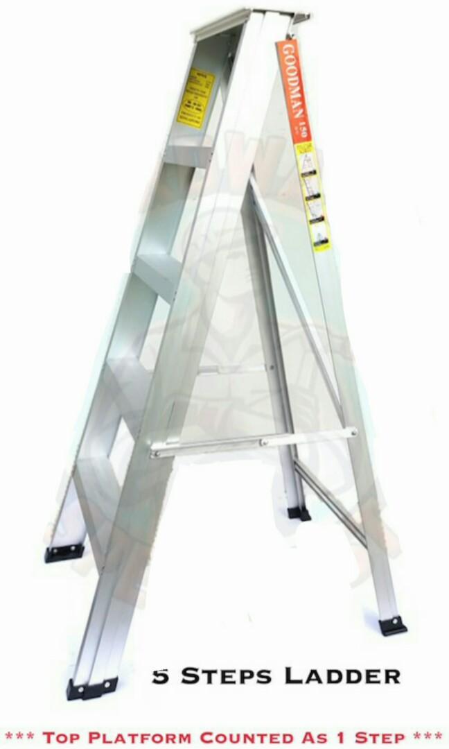 3-20 Steps Tall Ladder Goodman, Furniture & Home Living, Furniture ...