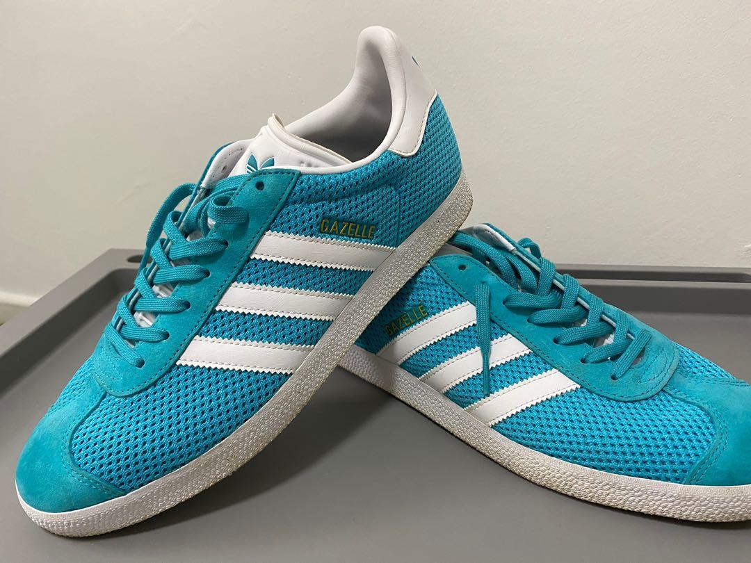 Adidas gazelle top 2 cyan