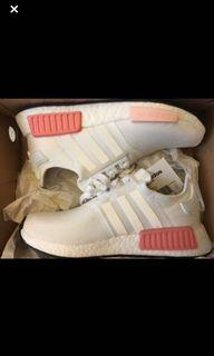 Adidas NMD R1 - White and Pink - US Size 8 - Brand new
