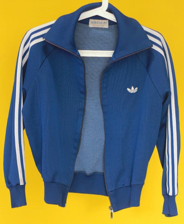 Adidas Vintage Track Top by Descente, Men's Fashion, Coats