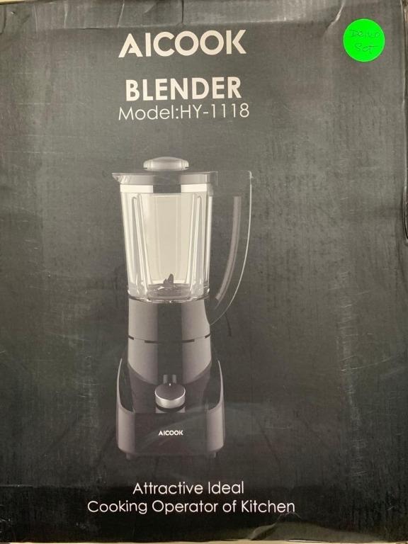 Aicook Blender HY1118, TV & Home Appliances, Kitchen Appliances