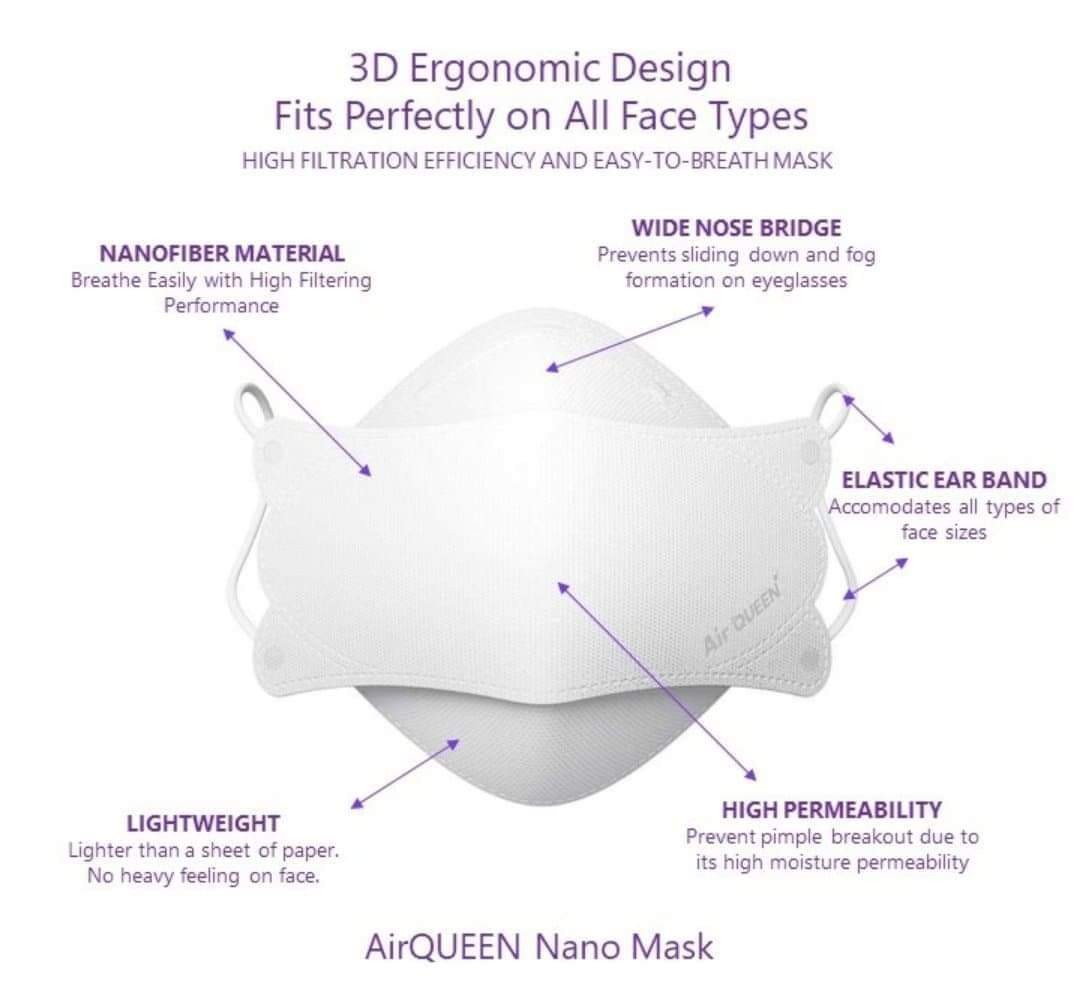 Air Queen Nano Mask for Sale, Beauty & Personal Care, Face, Face Care