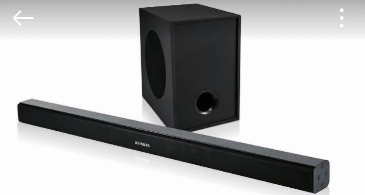 soundbar with wired subwoofer output