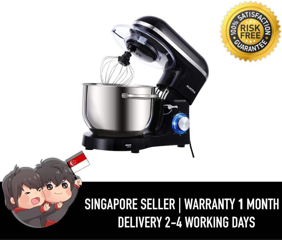 Aucma Stand mixer SM1518N 6.2 L Stainless Steel Mixing Bowl, 6 Speed