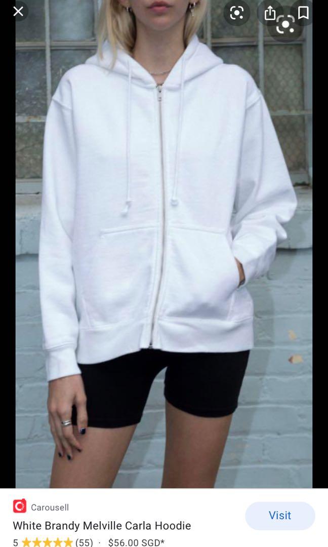 Carla hoodie white cheap