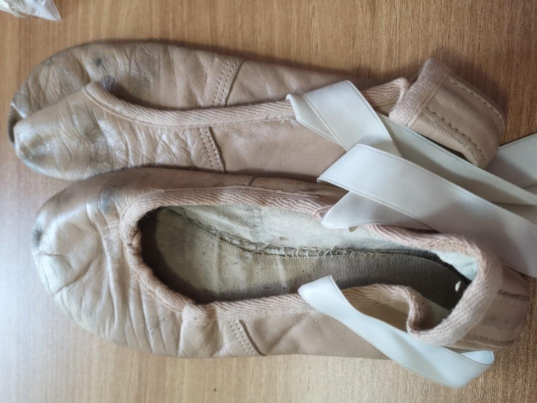 Girls ballet shoes size 3 outlet