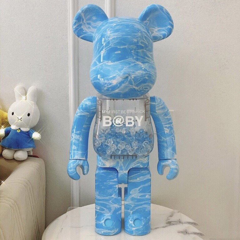 Bearbrick My first Be@rbrick B@by water crest ver., Hobbies & Toys