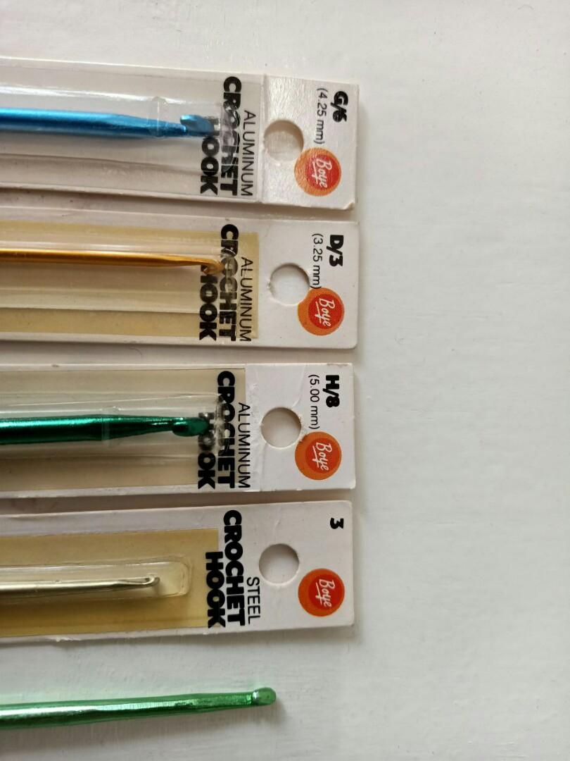 Bnew Boye crochet needles / tools (Category: Craft Supplies & Tools) located in Paranaque City. Submitted by trinkets_by_joy (Listing ID 1034717723, Image 3). Description: take all assorted sizes sold as set 1pc opened , the rest are sealed made in usa inquire now.