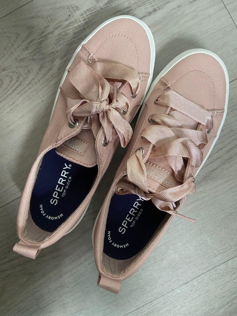 Sperry satin lace boat shoe best sale