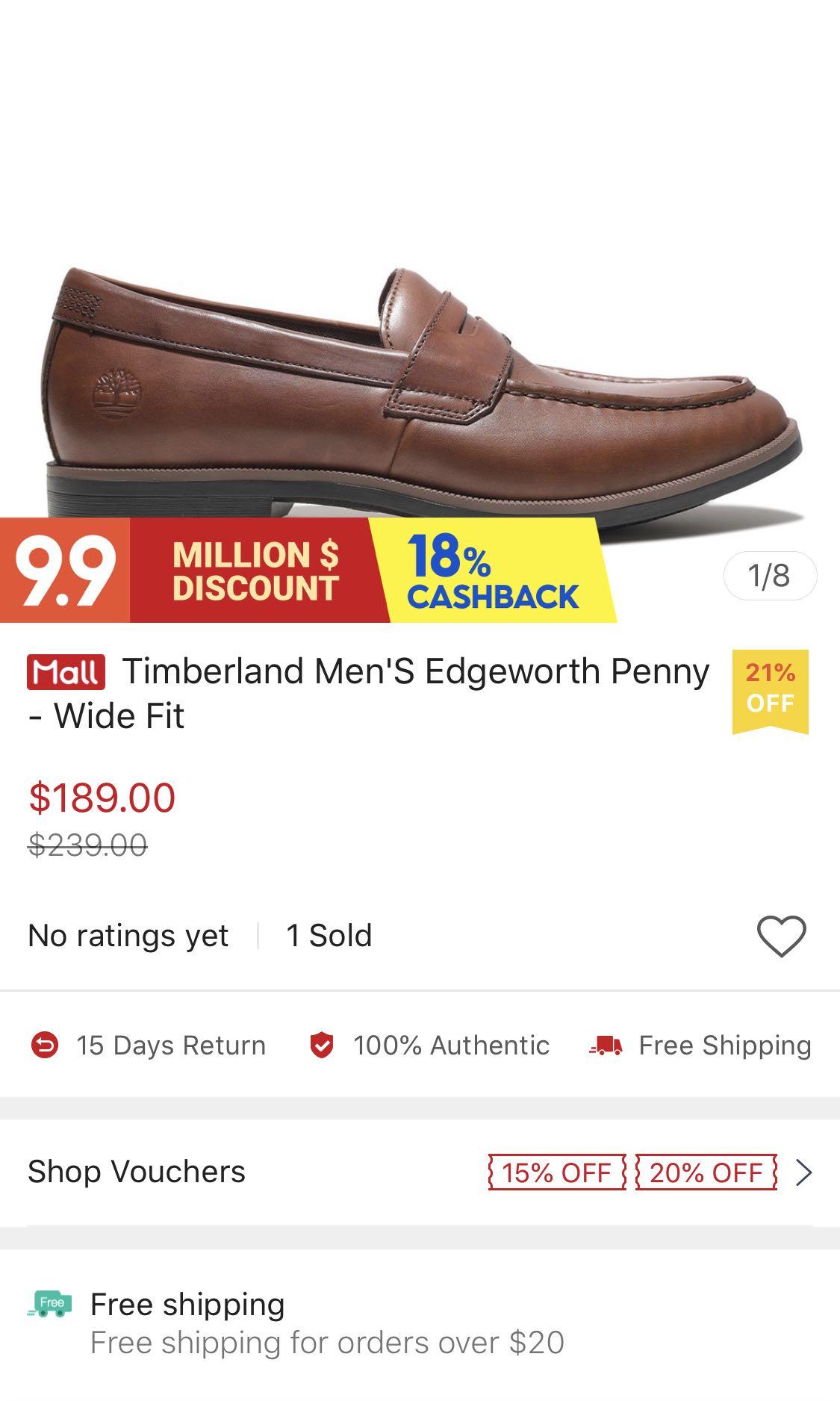 timberland edgeworth loafer