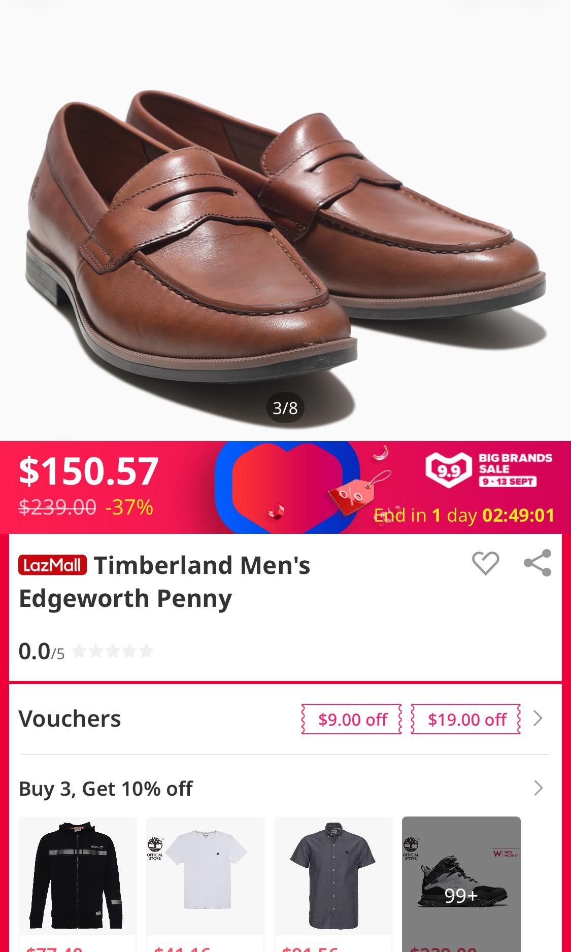 timberland edgeworth loafer