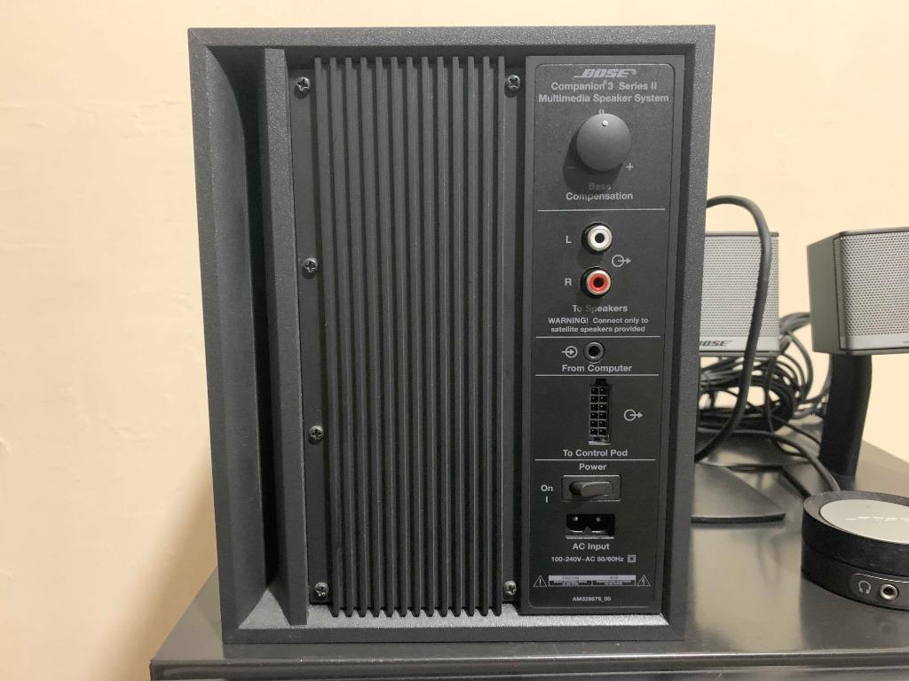 Bose Companion 3 Series 2 2.1 Computer System multimedia speaker