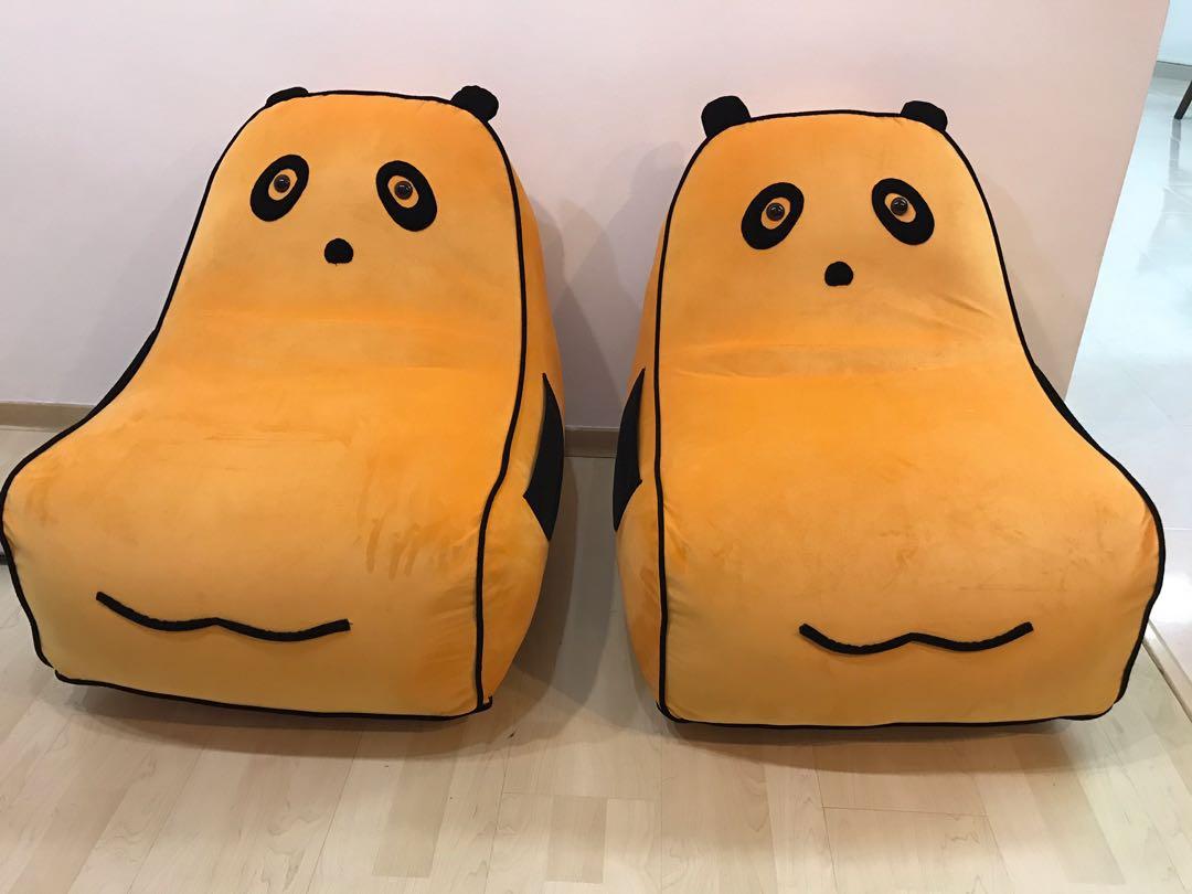 Panda Sofas (Category: Sofas) located in Singapore. Submitted by alwaysup (Listing ID 1034844990, Image 1). Description: 95% new. Size: 65x65x67cm. Self collection only..