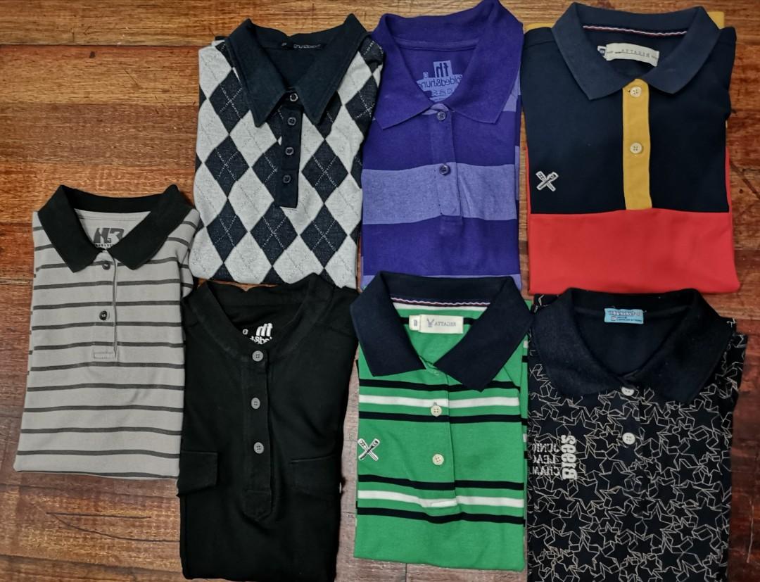 Bundle Assorted poloshirt (Category: Tshirts & Polo Shirts ) located in Mandaluyong City. Submitted by japs2 (Listing ID 1034828297, Image 1). Description: Poloshirt Bundle (7pcs) 6 plus 1 free All are size extra small 2 Regatta 23v16 1 Bench 24x17 3 F & H 15x23 1 free F & H.