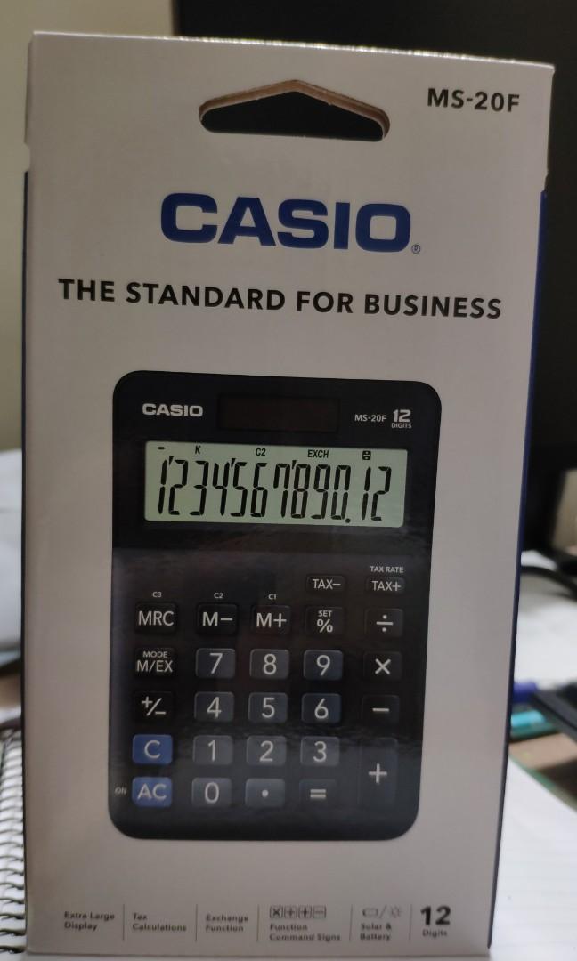 全新 Casio Calculator計算機計算器計數機 電子產品 其他 Carousell